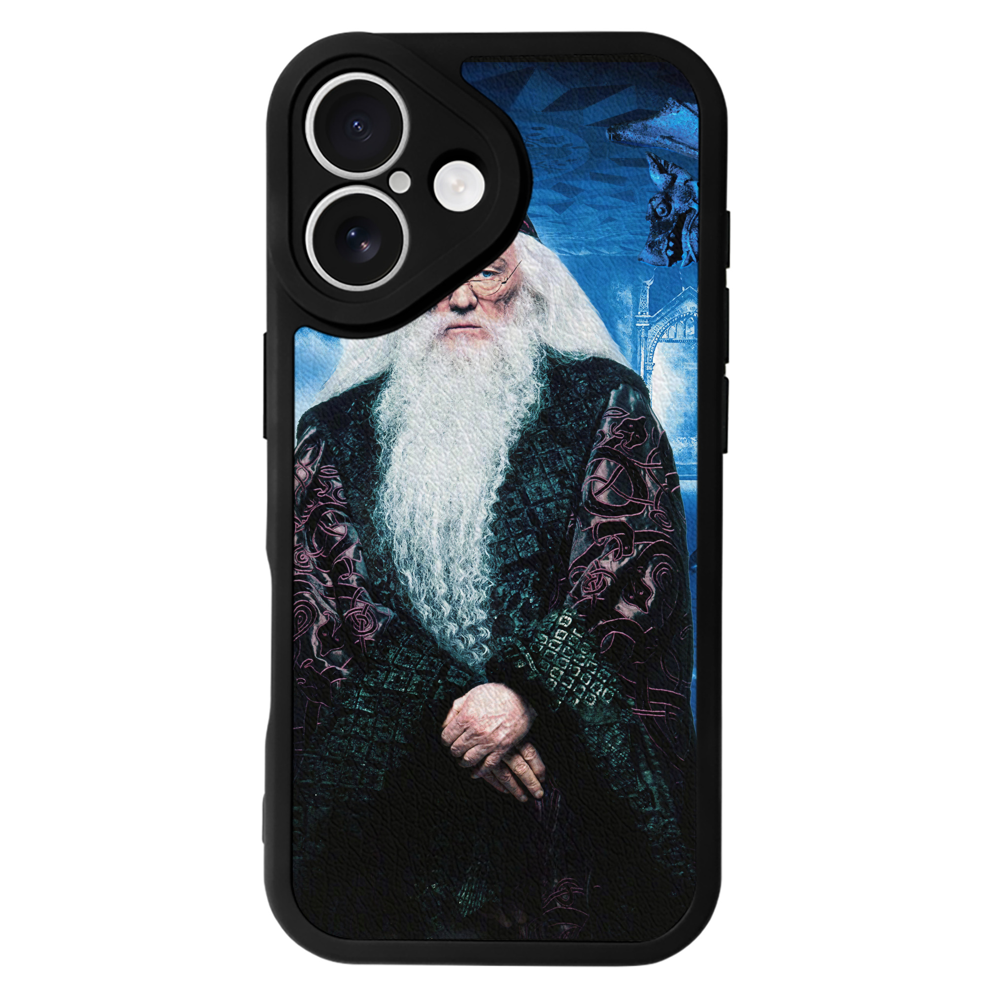 （画像用） Harry Potter ハリー・ポッターシリーズ 【iPhone 16シリーズ対応】シリコンスマホケース（レザー調） 材質：シリコン